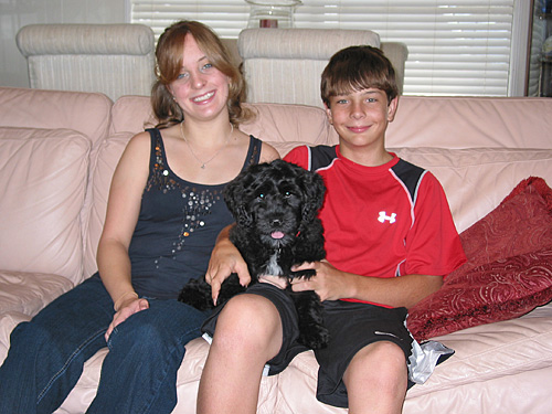 Vivi with Lacey and Neil